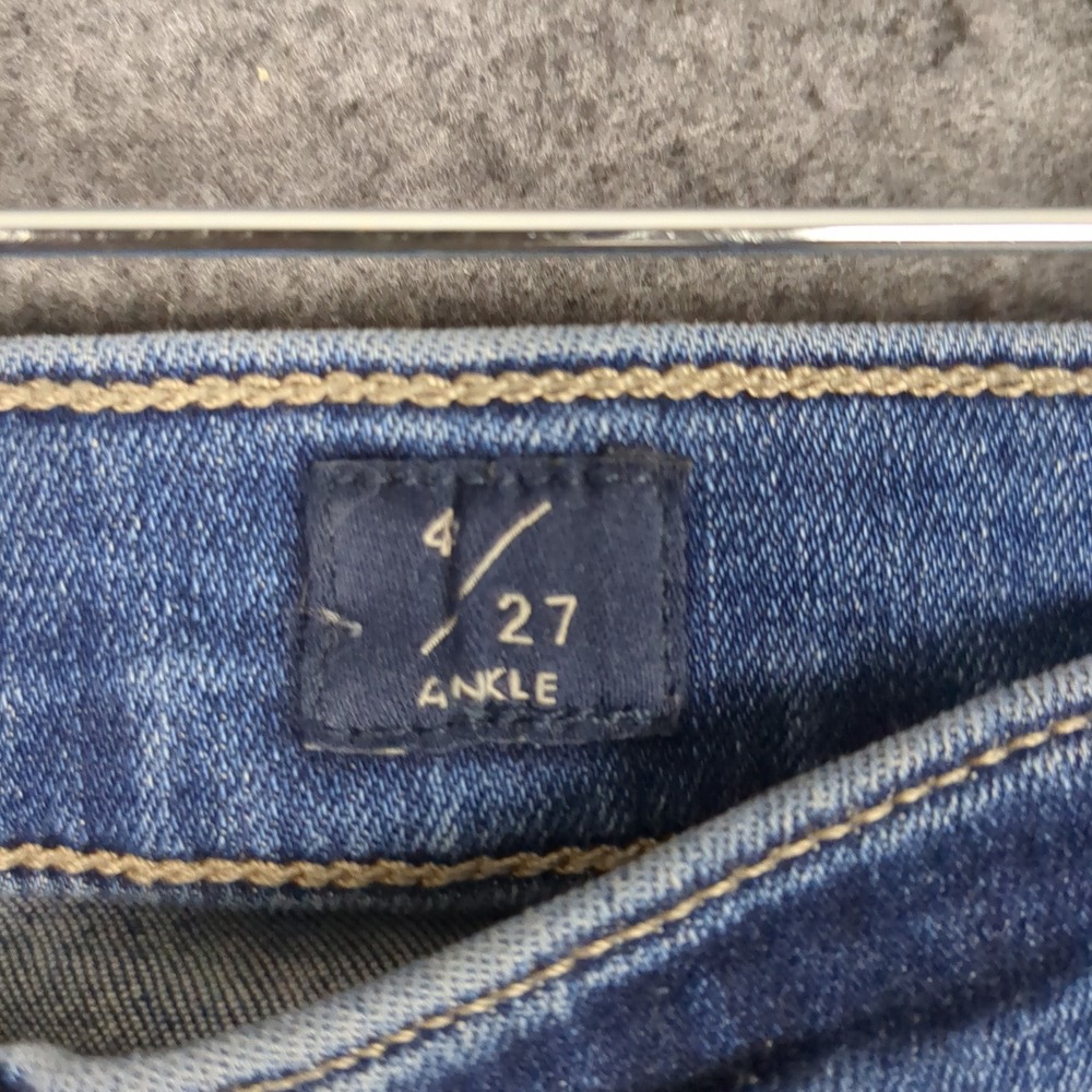 Lucky Brand Bridgette High Rise Skinny‎ Ankle Jeans Womens 4 27 Medium Wash Blue - Picture 10 of 16